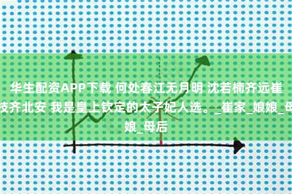 华生配资APP下载 何处春江无月明 沈若楠齐远崔枝枝齐北安 我是皇上钦定的太子妃人选。_崔家_娘娘_母后