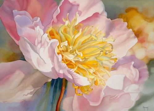 花与光的碰撞,她画的超写实水彩花卉,美到窒息